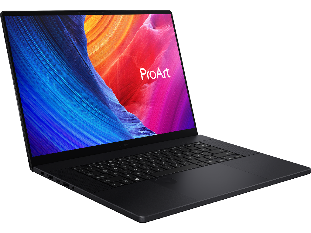 NB ASUS 16.0" ProArt P16 H7606WX Black (Ryzen AI 9 HX 370 64Gb 2Tb 5090 24Gb Win 11) 16.0" OLED 4K (3840x2400) Touch Non-glare, AMD Ryzen AI 9 HX 370 (12x Core, 2.0GHz - 5.1GHz, 36Mb), 64Gb (Onboard) LPDDR5X, 2Tb, GeForce RTX 5090 24Gb, HDMI, 802.11be, 1x USB4, 1x USB-C, 2x USB-A, Card Reader, IR FHD Webcam, Windows 11 Pro, 90Wh Battery, Illuminated Keyboard, 1.95kg, Nano Black, Backpack - миниатюра 2