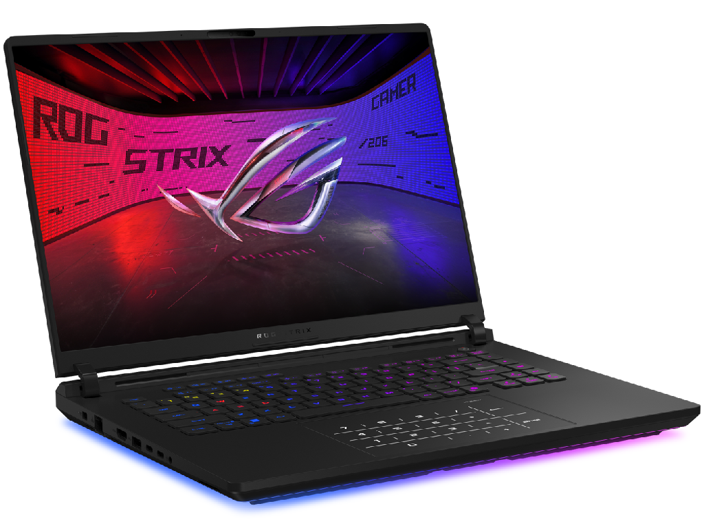 NB ASUS 18.0" ROG Strix SCAR 18 G835LW Black (Core Ultra 9 275HX 32Gb 2Tb) 18.0" Mini LED 2.5K (2560x1600) 240Hz Non-glare, Intel Core Ultra 9 275HX (24x Core, 8x 5.4GHz, 16x 4.6GHz, 40Mb), 32Gb (2x 16Gb) DDR5-5600, 2Tb PCIE, GeForce RTX 5080 16Gb, HDMI, 2.5Gbit Ethernet, 802.11be, 2x USB-C TB5, 3x USB 3.2, IR FHD Webcam, No OS, 90Wh Battery, Illuminated RGB Keyboard, 3.3kg, Off Black - миниатюра 4
