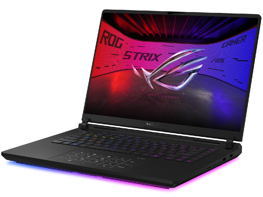 NB ASUS 18.0" ROG Strix SCAR 18 G835LW Black (Core Ultra 9 275HX 32Gb 2Tb) 18.0" Mini LED 2.5K (2560x1600) 240Hz Non-glare, Intel Core Ultra 9 275HX (24x Core, 8x 5.4GHz, 16x 4.6GHz, 40Mb), 32Gb (2x 16Gb) DDR5-5600, 2Tb PCIE, GeForce RTX 5080 16Gb, HDMI, 2.5Gbit Ethernet, 802.11be, 2x USB-C TB5, 3x USB 3.2, IR FHD Webcam, No OS, 90Wh Battery, Illuminated RGB Keyboard, 3.3kg, Off Black - миниатюра 3