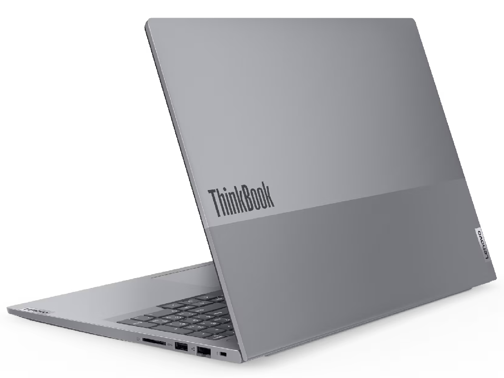 NB Lenovo 14.0" ThinkBook 14 G6 IRL Grey (Core i7-13700H 16Gb 512Gb) 14.0" IPS FHD+ (1920x1200) Non-glare, Intel Core i7-13700H (14x Core, 6x 5.0GHz, 8x 3.7GHz, 24Mb), 16Gb (1x 16Gb) DDR5-5200, 512Gb PCIE, Intel Iris Xe Graphics, HDMI, Gbit Ethernet, 802.11ax, Bluetooth, 1x TB4, 1x USB-C, 2x USB-A, Card Reader, FHD Webcam, Fingerprint, No OS, 60Wh Battery, 1.38kg, Arctic Grey - миниатюра 2