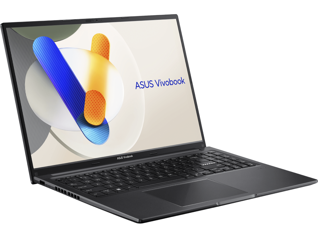 NB ASUS 16.0" Vivobook 16 OLED X1605VA Black (Core i5-13420H 16Gb 512Gb) 16.0" OLED FHD+ (1920x1200) Glare, Intel Core i5-13420H (8x Core, 4x 4.6GHz, 4x 3.4GHz, 12Mb), 16Gb (8Gb Onboard + 8Gb) DDR4-3200, 512Gb PCIE, Intel UHD Graphics, HDMI, 802.11ax, 1x USB-C, 3x USB-A, HD Webcam, Fingerprint, No OS, 50Wh Battery, Illuminated Keyboard, 1.88kg, Indie Black - миниатюра 4