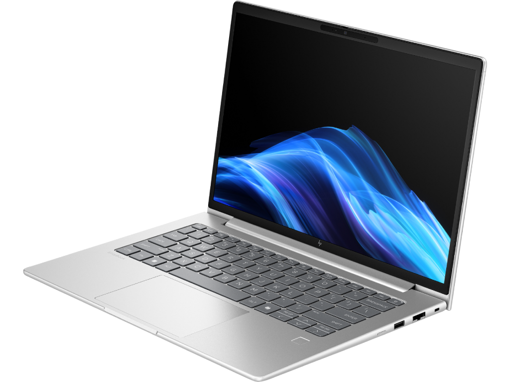 HP EliteBook 6 G1a - 14” WUXGA IPS 300nits (AMD Ryzen 7 250, 1x16GB (2 slots) DDR5 5600 RAM, 512Gb PCIe Gen4 NVMe, AMD Radeon 780M, WiFi 6E+BT5.3, HDMI, 2xTB4, 2xUSB-A, RJ-45, FPR, BT 3cell 56WHr Polymer, 5MP IR Cam, Backlit KB, Win11Pro, 3Year Warranty, Pike Silver, 1.4kg) - миниатюра 3
