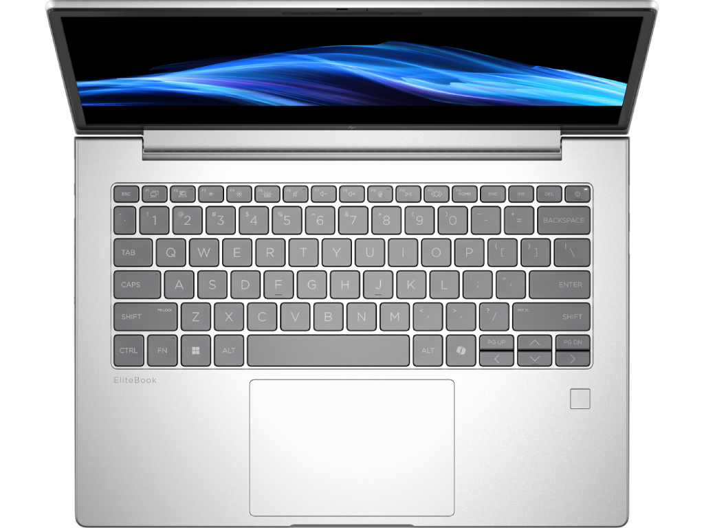 HP EliteBook 6 G1a - 14” WUXGA IPS 300nits (AMD Ryzen 7 250, 1x16GB (2 slots) DDR5 5600 RAM, 512Gb PCIe Gen4 NVMe, AMD Radeon 780M, WiFi 6E+BT5.3, HDMI, 2xTB4, 2xUSB-A, RJ-45, FPR, BT 3cell 56WHr Polymer, 5MP IR Cam, Backlit KB, Win11Pro, 3Year Warranty, Pike Silver, 1.4kg) - миниатюра 4