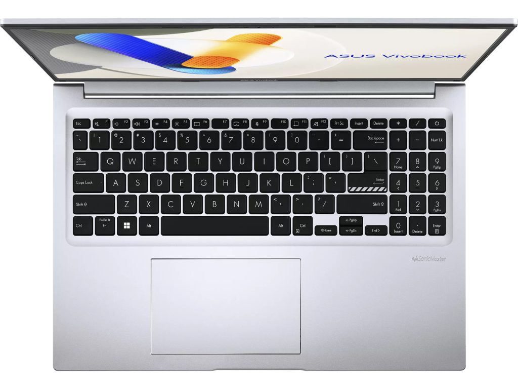 NB ASUS 16.0" Vivobook 16 OLED X1605VA Silver (Cor, Core I513420H 16GB 512GB 160 Oled Fhd 1920X1200 Glare Intel Core I513420H 8X Core 4X 46GHz 4X 34GHz 12MB 16GB 8GB Onboard 8GB DDR43) - миниатюра 6