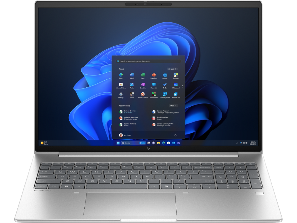 HP EliteBook 6 G1a - 16” WUXGA IPS 300nits (AMD Ryzen 7 250, 1x16GB (2 slots) DDR5 5600 RAM, 512Gb PCIe Gen4 NVMe, AMD Radeon 780M, WiFi 6E+BT5.3, HDMI, 2xTB4, 2xUSB-A, RJ-45, FPR, BT 3cell 56WHr Polymer, 5MP IR Cam, Backlit KB, Win11Pro, 3Year Warranty, Pike Silver, 1.75kg)