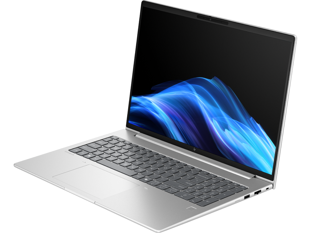 HP EliteBook 6 G1a - 16” WUXGA IPS 300nits (AMD Ryzen 7 250, 1x16GB (2 slots) DDR5 5600 RAM, 512Gb PCIe Gen4 NVMe, AMD Radeon 780M, WiFi 6E+BT5.3, HDMI, 2xTB4, 2xUSB-A, RJ-45, FPR, BT 3cell 56WHr Polymer, 5MP IR Cam, Backlit KB, Win11Pro, 3Year Warranty, Pike Silver, 1.75kg) - миниатюра 3