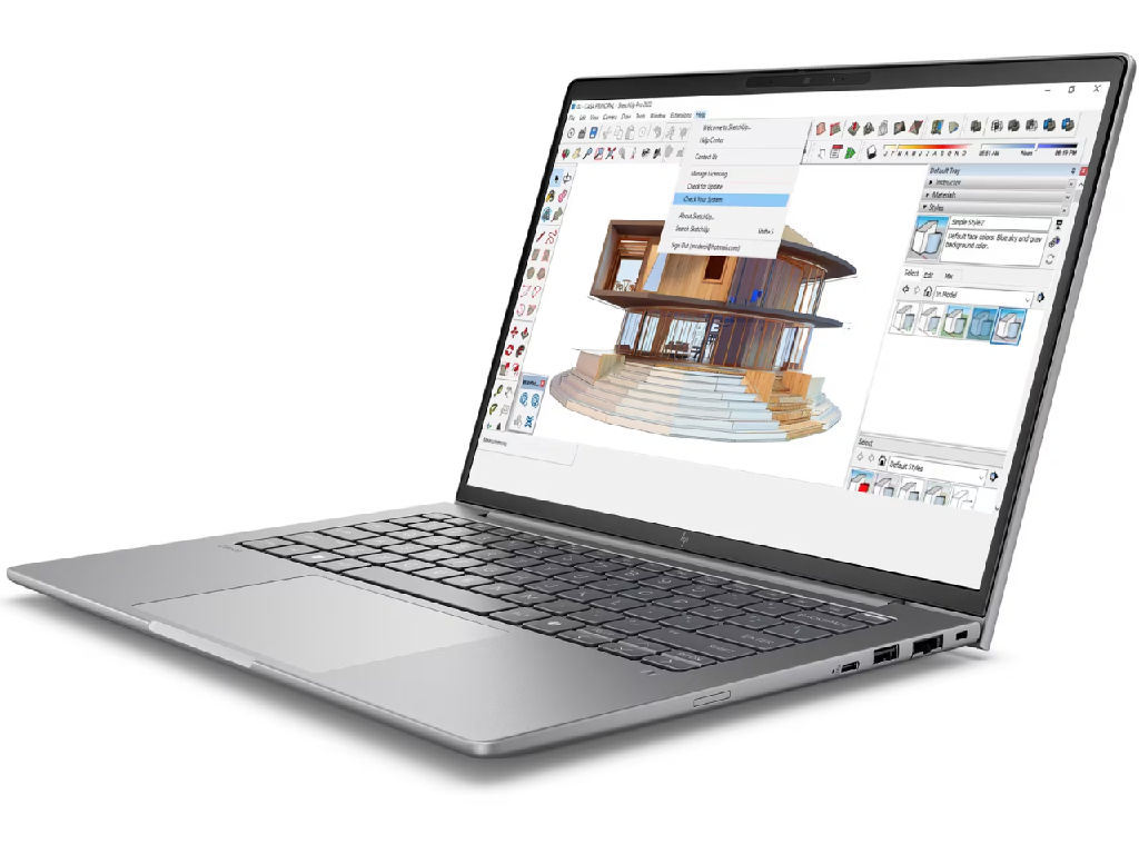 NB HP 14.0" ZBook 8 G1i 14 (Core Ultra 7 255H 32Gb 1Tb RTX 500 4Gb Win 11) 14.0" IPS 2.5K (2560x1600) Non-glare, Intel Core Ultra 7 255H (16x Core, 6x 5.1GHz, 8x 4.4GHz, 2x 2.5GHz, 24Mb), 32Gb (2x 16Gb) DDR5-6400, 1Tb PCIE, RTX 500 4Gb, HDMI, Gbit Ethernet, 802.11be, 2x TB4, 1x USB-C, 1x USB-A, IR 5MP Webcam, Fingerprint, Windows 11 Pro, 77Wh Battery, Illuminated Keyboard, 1.45kg - миниатюра 3