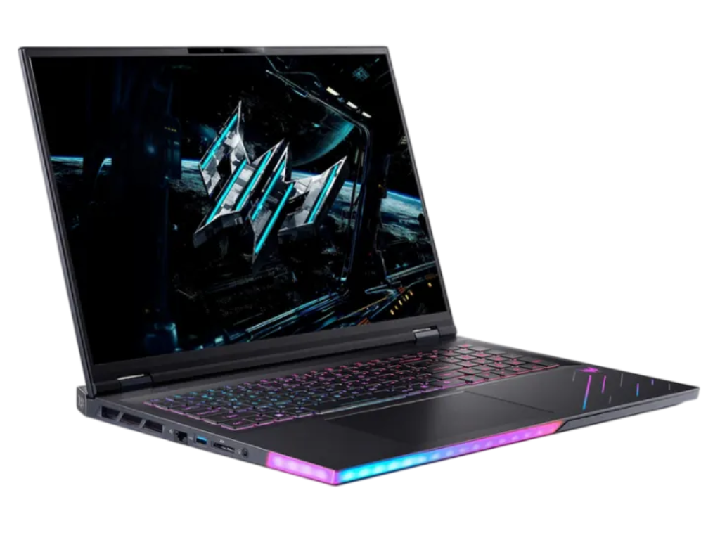 ACER Predator Helios 18 AI PH18-73 Abyssal Black 18” MiniLED IPS WQUXGA 120Hz (Core Ultra 9 275HX AI 24xCore 2.1-5.4GHz, 64GB DDR5 RAM (2 slots free), 2TB SSD, NVIDIA RTX 5090 24GB GDDR7, WiFi7-BE/BT 5.4, Killer Ethernet, TB5, 100Wh, FHD IR webcam, RGB, EN/RU/UA, Linux, 3.2kg) NH.QVXEU.003 - миниатюра 3