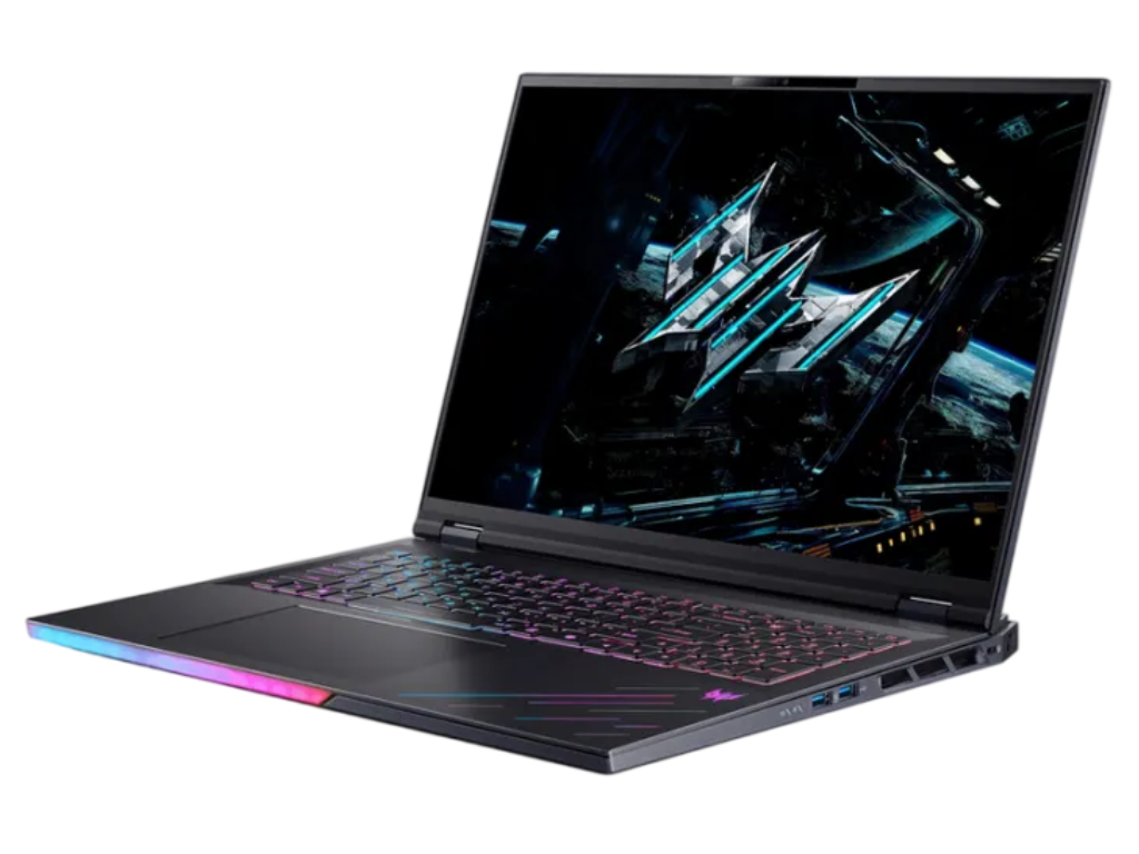 ACER Predator Helios 18 AI PH18-73 Abyssal Black 18” MiniLED IPS WQUXGA 120Hz (Core Ultra 9 275HX AI 24xCore 2.1-5.4GHz, 64GB DDR5 RAM (2 slots free), 2TB SSD, NVIDIA RTX 5090 24GB GDDR7, WiFi7-BE/BT 5.4, Killer Ethernet, TB5, 100Wh, FHD IR webcam, RGB, EN/RU/UA, Linux, 3.2kg) NH.QVXEU.003 - миниатюра 4