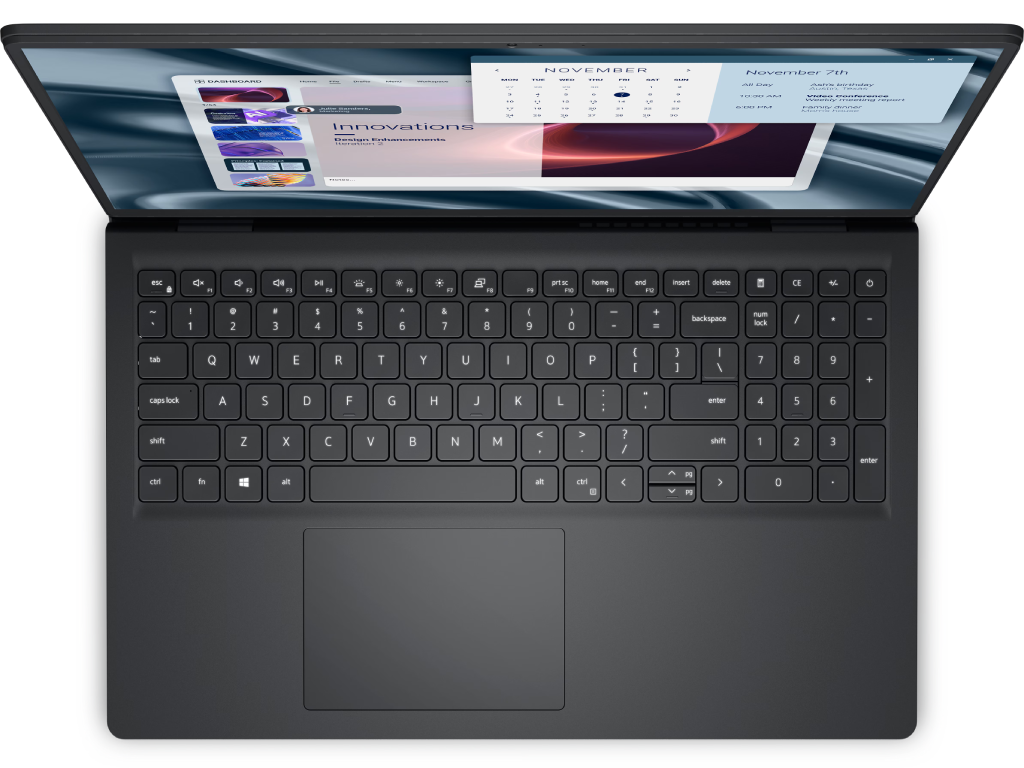 NB Dell 15.6" Dell Pro 15 Essential PV15255 Black (Ryzen 5 7520U 8Gb 512Gb Win 11) 15.6" IPS FHD (1920x1080) Non-glare, AMD Ryzen 5 7520U (4x Core, 2.8GHz - 4.3GHz, 4Mb), 8Gb (Onboard) DDR5-5500, 512Gb PCIE, AMD Radeon Graphics, HDMI, 802.11ac, 1x USB-C, 2x USB-A, HD Webcam, Fingerprint, Card Reader, Windows 11 Home, 41Wh Battery, 1.9kg, Carbon Black - миниатюра 5