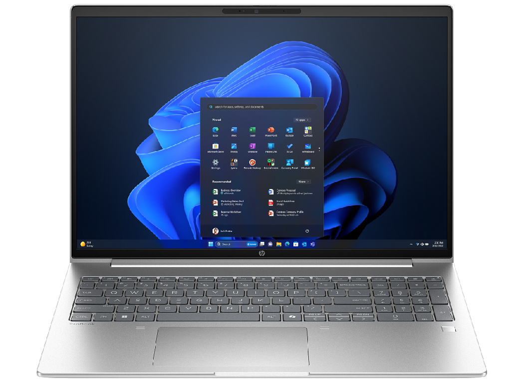 HP ProBook 4 G1a 16" AMD Notebook AI PC Ryzen3 210 4 16 inch G1ah / 16.0 WUXGA UWVA 300 FHDC 60Hz bnt Panel / 16GB (1x16GB) DDR5 5600 SODIMM Memory / 512GB PCIe NVMe Value / DOS | Dual AryMic F USB2 NFOVCamera / Clickpad with numeric keypad /