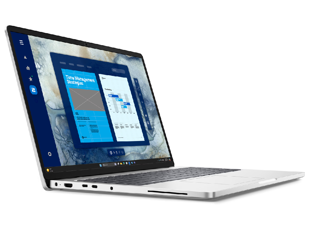 NB Dell 16.0" Dell Pro 16 PC16250 Silver (Core Ult, Ultra 5 235U 16GB 512GB 160 Ips Fhd 1920X1200 Nonglare Intel Core Ultra 5 235U 12X Core 2X 49GHz 8X 41GHz 2X 24GHz 12MB 16GB 1X 16GB) - миниатюра 2