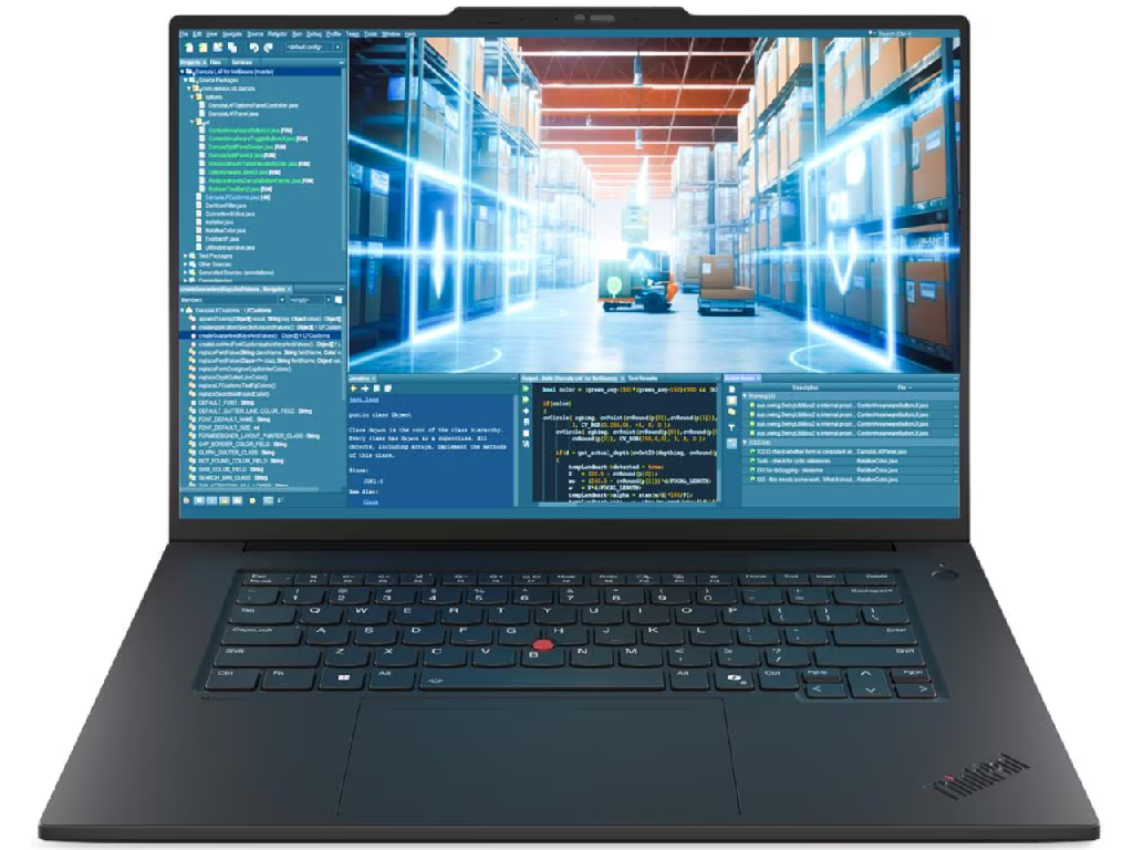 Lenovo ThinkPad P1 Gen8 Black- 16” WUXGA IPS AG 500nits, 100% sRGB (Intel Ultra 7 255H, 32GB LPCAMM2 LPDDR5x-7467, 1TB SSD M.2 2280 PCIe NVMe (2 slots), NVIDIA RTX PRO 2000 8GB GDDR7, WiFi7+BT5.4, TPM, FPR, 5MP IR Cam, 2xTB5, 1xTB4, HDMI, Backlit KB RU, SD CR, 90Wh Battery, Win11Pro, 1.84kg).