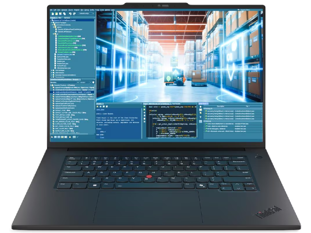 Lenovo ThinkPad P1 Gen8 Black- 16” WUXGA IPS AG 500nits, 100% sRGB (Intel Ultra 7 265H, 32GB LPCAMM2 LPDDR5x-7467, 1TB SSD M.2 2280 PCIe NVMe (2 slots), Intel® Arc 140T, WiFi7+BT5.4, TPM, FPR, 5MP IR Cam, 2xTB5, 1xTB4, HDMI, Backlit KB RU, SD CR, 140W USB-C PSU, 90Wh Battery, Win11Pro, 1.84kg)