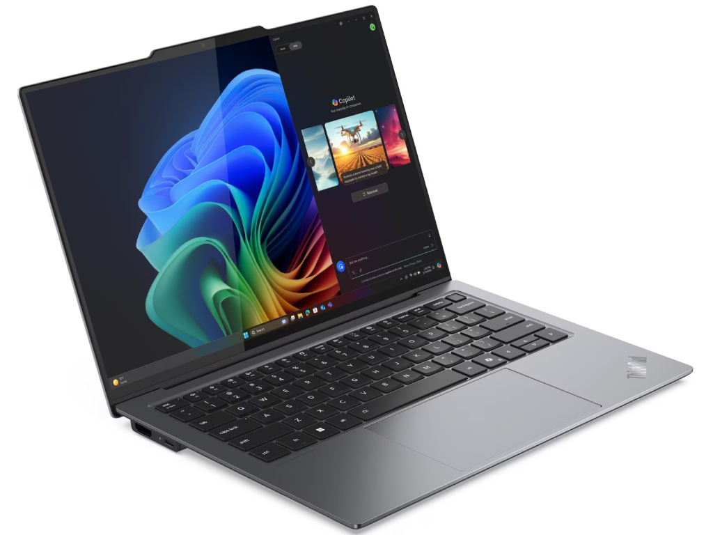 NB Lenovo 14.0" ThinkPad X9-14 Gen 1 Grey (Core Ultra 7 258V 32Gb 1Tb Win 11) 14.0" OLED FHD+ (1920x1200) Non-glare, Intel Core Ultra 7 258V (8x Core, 4x 4.8GHz, 4x 3.7GHz, 12Mb), 32Gb (Onboard) LPDDR5X-8533, 1Tb, Intel Arc Graphics, HDMI, 802.11be, 2x TB4, IR FHD Webcam, Fingerprint, Windows 11 Pro, 55Wh Battery, Illuminated Keyboard, 1.21kg, Grey - миниатюра 3