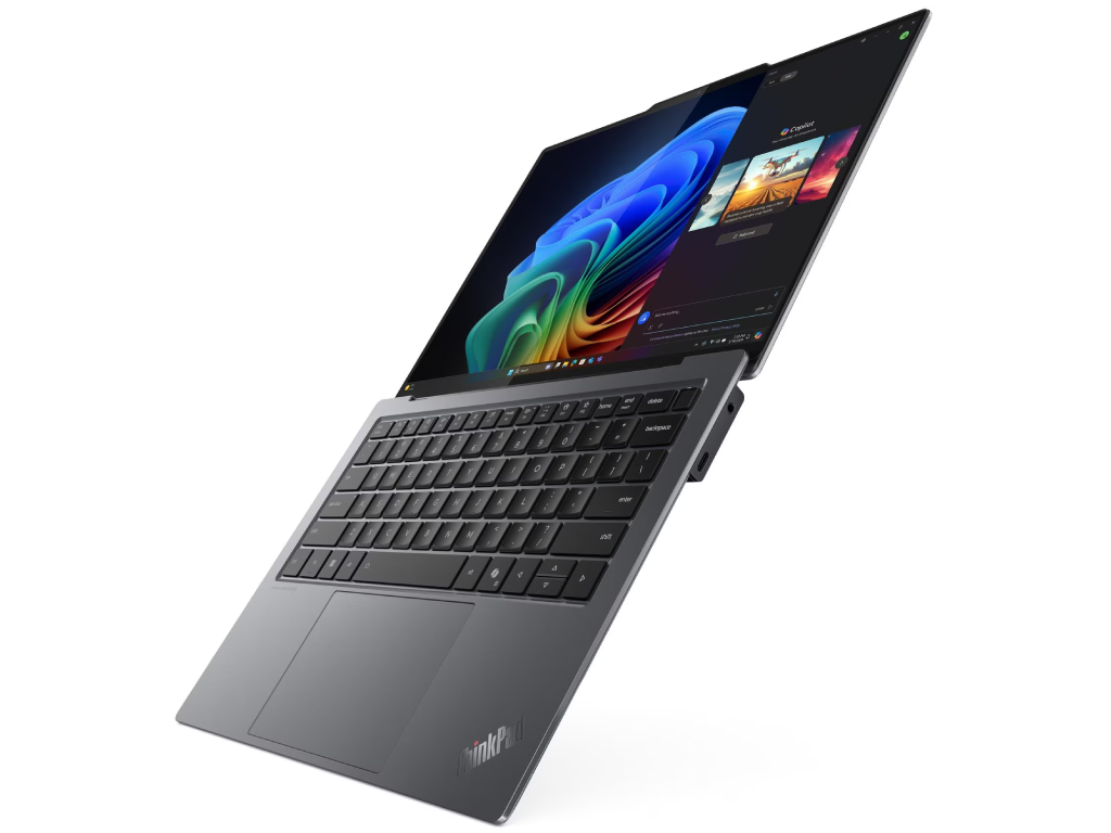 NB Lenovo 14.0" ThinkPad X9-14 Gen 1 Grey (Core Ultra 7 258V 32Gb 1Tb Win 11) 14.0" OLED FHD+ (1920x1200) Non-glare, Intel Core Ultra 7 258V (8x Core, 4x 4.8GHz, 4x 3.7GHz, 12Mb), 32Gb (Onboard) LPDDR5X-8533, 1Tb, Intel Arc Graphics, HDMI, 802.11be, 2x TB4, IR FHD Webcam, Fingerprint, Windows 11 Pro, 55Wh Battery, Illuminated Keyboard, 1.21kg, Grey - миниатюра 5