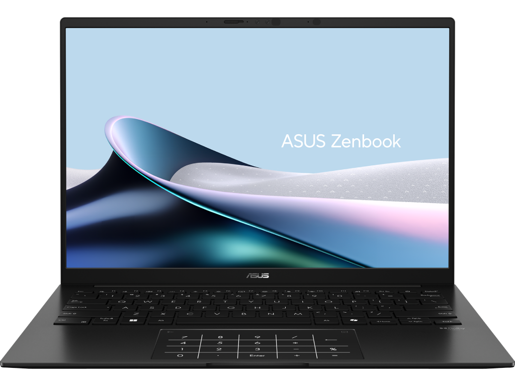 14" ASUS ZenBook 14 OLED UM3406GA Black, AMD Ryzen AI 7 445 3.4-4.6Ghz/16GB LPDDR5X/SSD 1TB PCIE G4/AMD Radeon Graphics 840M/WiFi 6E 802.11ax/BT5.3/HDMI/FHD camera IR/Illum. Keyb./14" OLED 400nits WUXGA 16 10 (1920x1200)/No OS UM3406GA-QD134