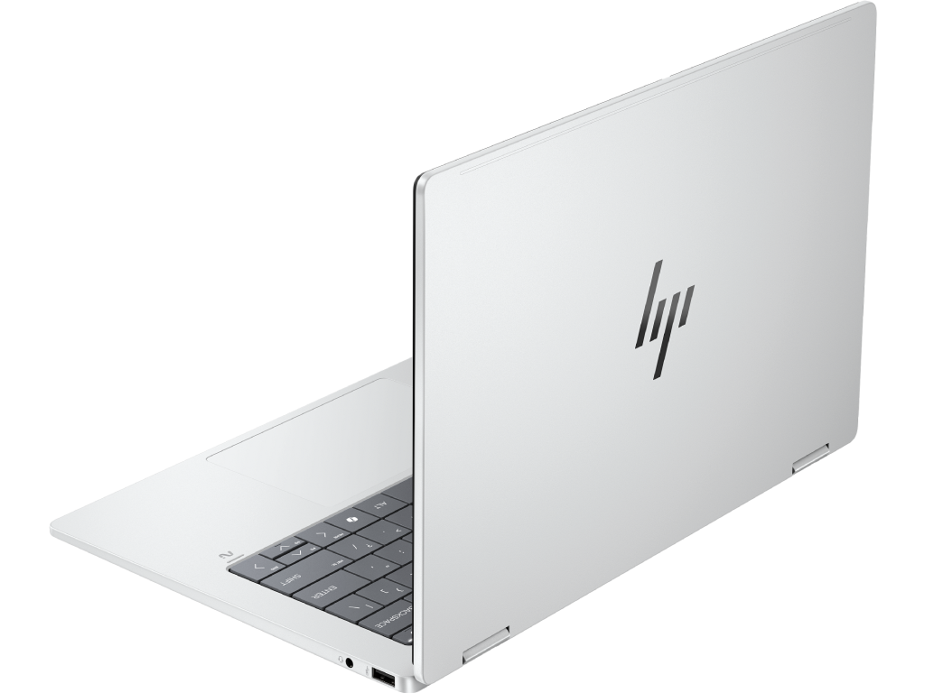 HP OmniBook X FlipNGAI 14-fm0015ci | Touch | Ultra 7-258V (8C) 47 NPU TOPs | 32GB LPDDR5X 8533 on-board | 1TB PCIe Gen4 Value | Intel Arc 140V GPU | Touch/14.0 2K (1920x1200) IPS 400 nits | OST W11H6 NG PRE | Glacier Silver AI logo - 5MP IR PVCY ST - миниатюра 5