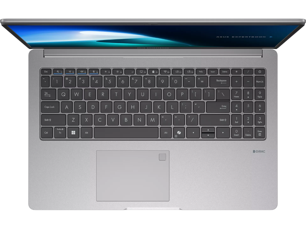 NB ASUS 15.6" ExpertBook P1 P1503CVA Grey (Core i5-13420H 8Gb 512Gb) 15.6" FHD (1920x1080) Non-glare, Intel Core i5-13420H (8x Core, 4x 4.6GHz, 4x 3.4GHz, 12Mb), 8Gb (1x 8Gb) DDR5-4800, 512Gb PCIE, Intel UHD Graphics, HDMI, Gbit Ethernet, 802.11ax, 2x USB-C, 2x USB-A, HD Webcam, Fingerprint, No OS, 50Wh Battery, 1.65kg, Misty Grey - миниатюра 4