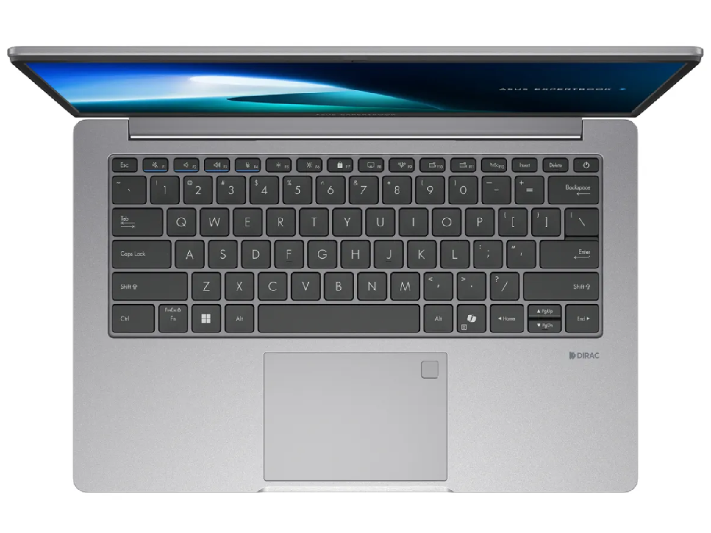 NB ASUS 14.0" ExpertBook P1 P1403CVA Grey (Core 5 210H 16Gb 512Gb) 14.0" FHD (1920x1080) Non-glare, Intel Core 5 210H (8x Core, 4x 4.8GHz, 4x 3.6GHz, 12Mb), 16Gb (1x 16Gb) DDR5-4800, 512Gb PCIE, Intel Graphics, HDMI, Gbit Ethernet, 802.11ax, 2x USB-C, 2x USB-A, HD Webcam, Fingerprint, No OS, 50Wh Battery, 1.45kg, Misty Grey - миниатюра 2