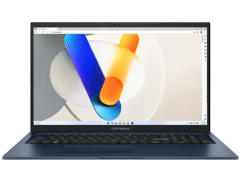 NB ASUS 17.3" Vivobook 17 X1704VA Blue (Core 5 120, 120U 16GB 512GB 173 Fhd 1920X1080 Nonglare Intel Core 5 120U 10X Core 2X 50GHz 8X 38GHz 12MB 16GB 8GB Onboard 8GB DDR54800 512GB Pci)