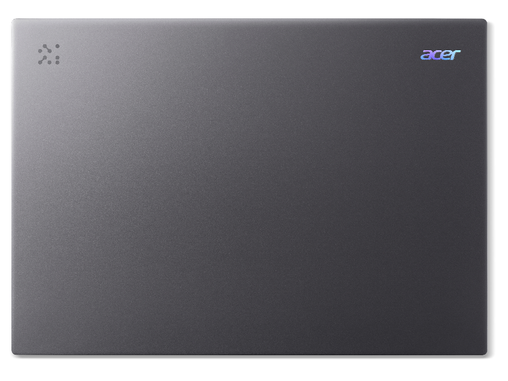 NB Acer 16.0" Aspire 16 AI OLED A16-61M Gray (Ryzen AI 5 330 16Gb 1Tb) 16.0" OLED WUXGA (2048x1280) Non-glare, AMD Ryzen AI 5 330 (4x Core, 2.0GHz - 4.5GHz, 8Mb), 16Gb (Onboard) LPDDR5X, 1Tb PCIE, AMD Radeon Graphics, HDMI, 802.11ax, 2x USB4, 2x USB-A, Card Reader, FHD Webcam, Linux, 65Wh Battery, Illuminated Keyboard, 1.55kg, Steel Gray - миниатюра 9