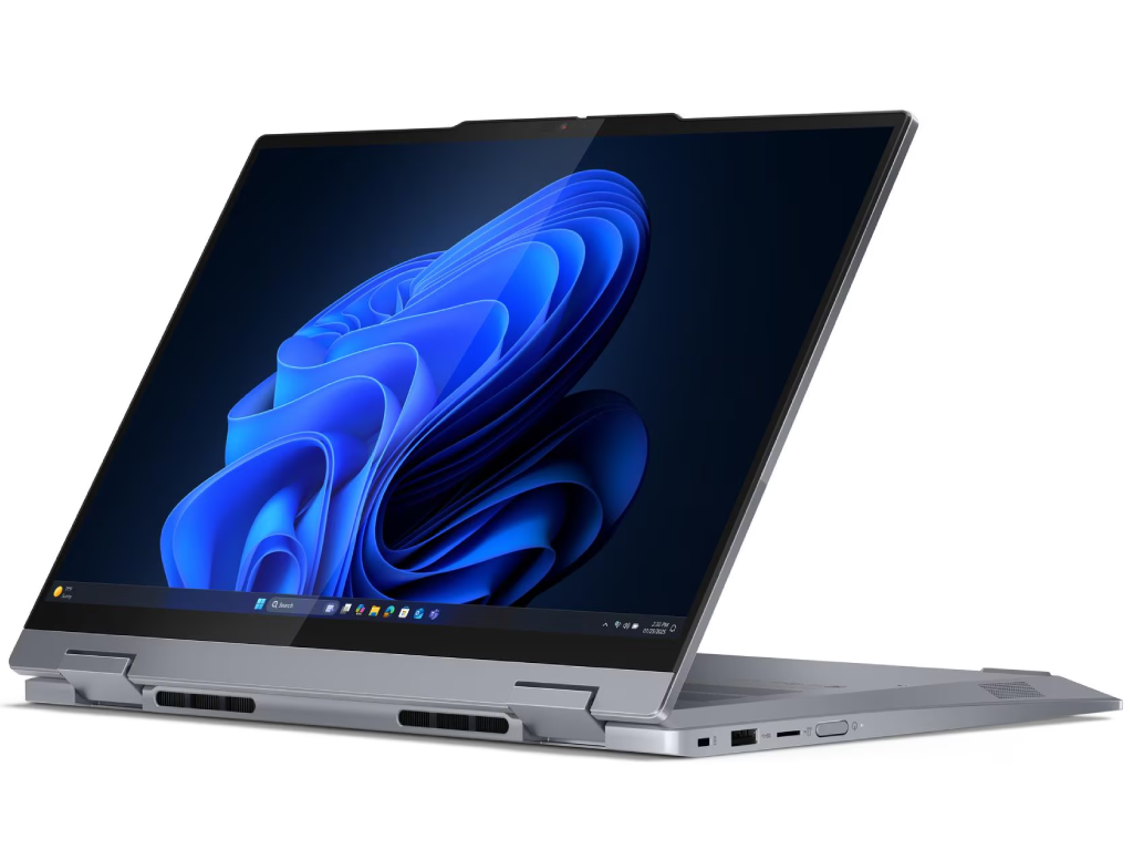 NB Lenovo 14.0" ThinkBook 14 2-in-1 G5 IAU Grey (Core Ultra 7 255U 16Gb 1Tb) 14.0" IPS FHD+ (1920x1200) Touch Glare, Intel Core Ultra 7 255U (12x Core, 2x 5.2GHz, 8x 4.2GHz, 2x 2.4GHz, 12Mb), 16Gb (1x 16Gb) DDR5-5600, 1Tb PCIE, Intel Graphics, HDMI, 802.11ax, 1x USB-C TB4, 1x USB-C, 2x USB-A, Card Reader, IR FHD Webcam, Fingerprint, No OS, 60Wh Battery, Illuminated Keyboard, 1.64kg, Luna Grey, Yoga Pen - миниатюра 4