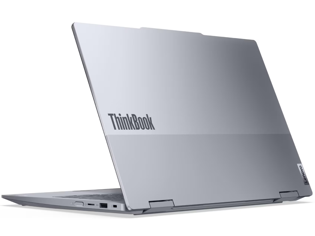 NB Lenovo 14.0" ThinkBook 14 2-in-1 G5 IAU Grey (Core Ultra 7 255U 16Gb 1Tb) 14.0" IPS FHD+ (1920x1200) Touch Glare, Intel Core Ultra 7 255U (12x Core, 2x 5.2GHz, 8x 4.2GHz, 2x 2.4GHz, 12Mb), 16Gb (1x 16Gb) DDR5-5600, 1Tb PCIE, Intel Graphics, HDMI, 802.11ax, 1x USB-C TB4, 1x USB-C, 2x USB-A, Card Reader, IR FHD Webcam, Fingerprint, No OS, 60Wh Battery, Illuminated Keyboard, 1.64kg, Luna Grey, Yoga Pen - миниатюра 5