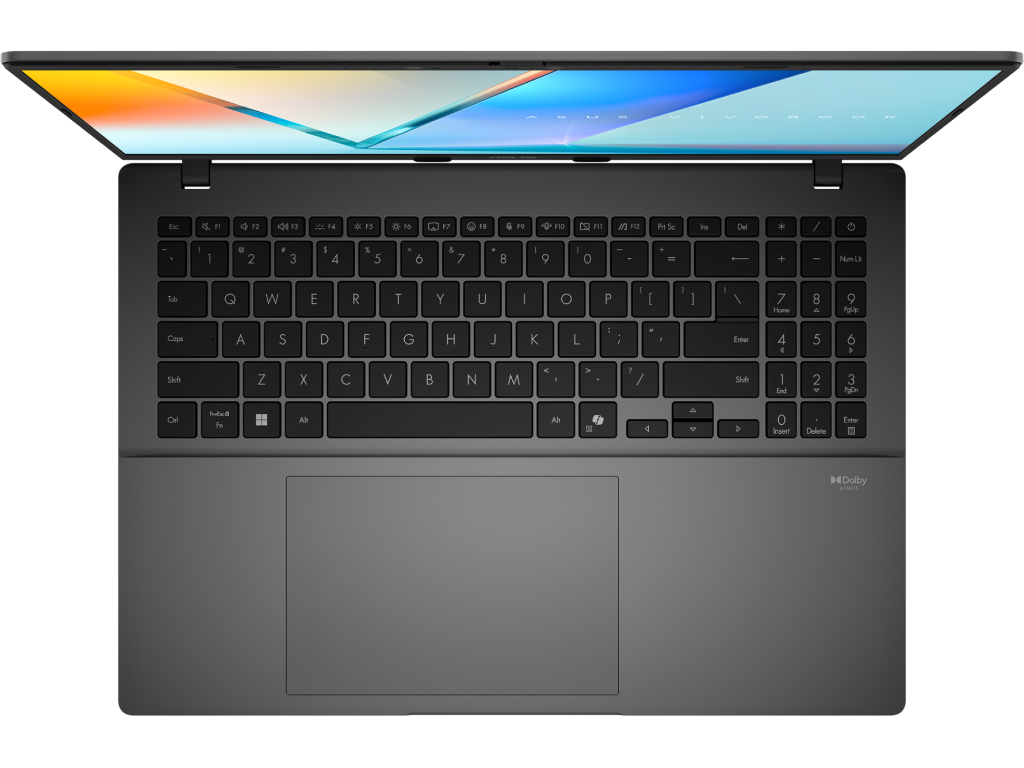 NB ASUS 16.0" Vivobook S 16 S3607QA Gray (Snapdrag, Snapdragon X X126100 32GB 1TB Win 11 160 Fhd 1920X1200 Glare Qualcomm Snapdragon X X126100 8X Core 30GHz 30MB 32GB Onboard LPDDR5X 1TB Pci) - миниатюра 5