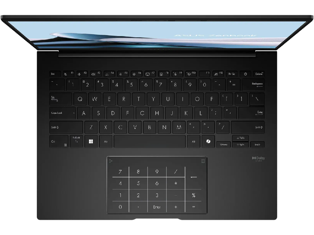 NB ASUS 14.0" Zenbook 14 OLED UM3406KA Black (Ryze, Ryzen Ai 5 340 16GB 512GB 140 Oled Fhd 1920X1200 Glare Amd Ryzen Ai 5 340 6X Core 20GHz 48GHz 16MB 16GB Onboard LPDDR5X 512GB Pcie Amd) - миниатюра 3