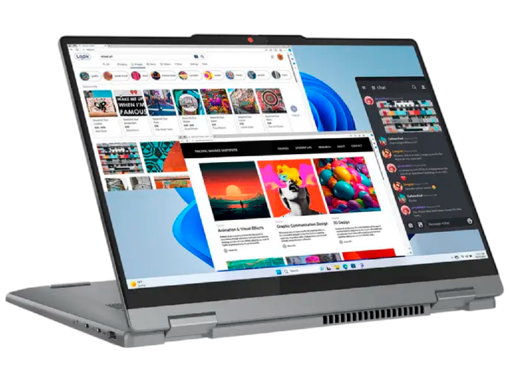 NB Lenovo 14.0" IdeaPad 5 2-in-1 14IRH9 Grey (Core i5-13420H 16Gb 512Gb) 14.0" IPS FHD (1920x1200) Touch Glare, Intel Core i5-13420H (8x Core, 4x 4.6GHz, 4x 3.4GHz, 12Mb), 16Gb (Onboard) LPDDR5X-5200, 512Gb PCIE, Intel UHD Graphics, HDMI, 802.11ax, 2x USB-C, 2x USB-A, Card Reader, FHD Webcam, Fingerprint, No OS, 57Wh Battery, Illuminated Keyboard, 1.6kg, Luna Grey, Lenovo Digital Pen 2 - миниатюра 9