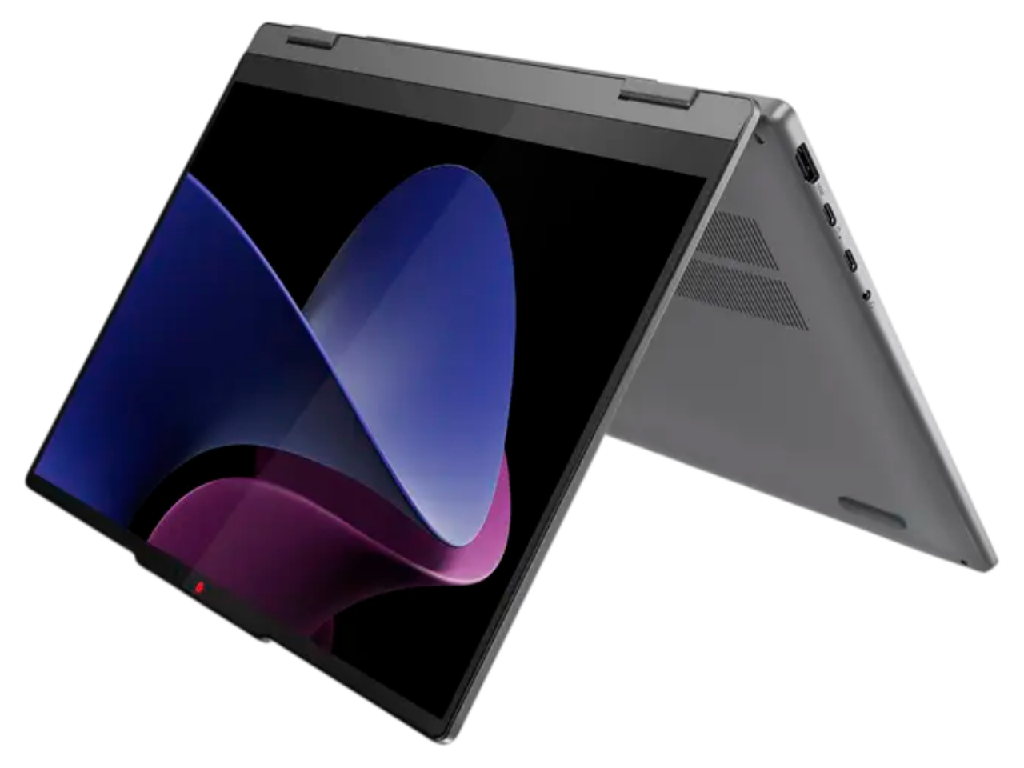 NB Lenovo 14.0" IdeaPad 5 2-in-1 14IRH9 Grey (Core i5-13420H 16Gb 512Gb) 14.0" IPS FHD (1920x1200) Touch Glare, Intel Core i5-13420H (8x Core, 4x 4.6GHz, 4x 3.4GHz, 12Mb), 16Gb (Onboard) LPDDR5X-5200, 512Gb PCIE, Intel UHD Graphics, HDMI, 802.11ax, 2x USB-C, 2x USB-A, Card Reader, FHD Webcam, Fingerprint, No OS, 57Wh Battery, Illuminated Keyboard, 1.6kg, Luna Grey, Lenovo Digital Pen 2 - миниатюра 5