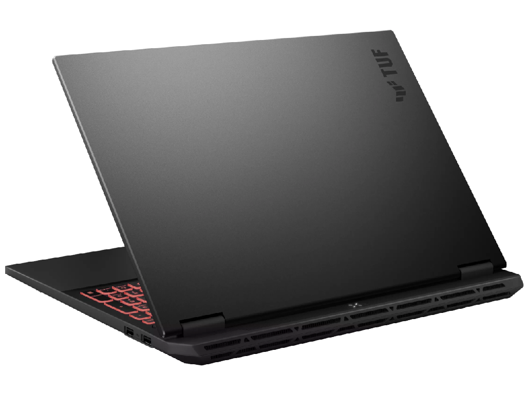 NB ASUS 16.0" TUF Gaming A16 FA608UH Gray (Ryzen 7 260 16Gb 1Tb 5050 8Gb) 16.0" FHD+ (1920x1200) 165Hz Non-glare, AMD Ryzen 7 260 (8x Core, 3.8GHz - 5.1GHz, 16Mb), 16Gb (1x 16Gb) DDR5-5600, 1Tb PCIE, GeForce RTX 5050 8Gb, HDMI, Gbit Ethernet, 802.11ax, 2x USB-C, 3x USB-A, IR FHD Webcam, No OS, 90Wh Battery, Illuminated RGB Keyboard, 2.2kg, Jaeger Gray - миниатюра 3