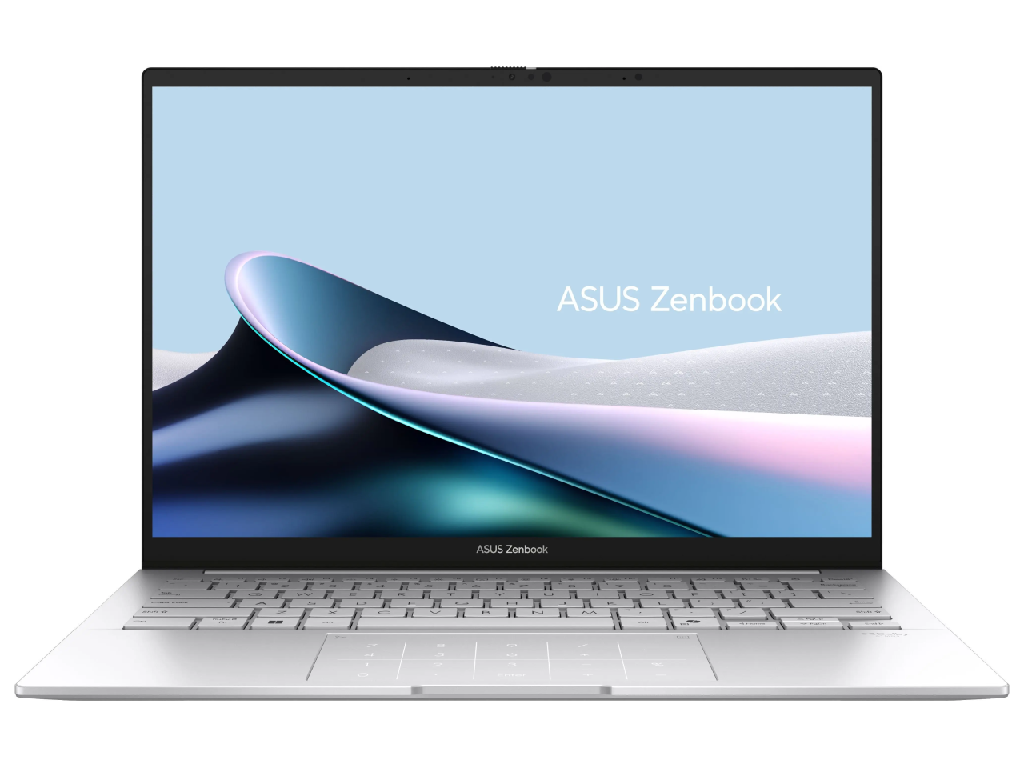 14" ASUS ZenBook 14 OLED UX3405CA Silver, Intel Co Core Ultra 5 225H 1749GHZ16GB LPDDR5XSSD 512GB Pcie G4INTEL Arc Graphicswifi 7 80211BEBT54HDMIFHD Camera Irillum KEYB14 Oled Touchscree