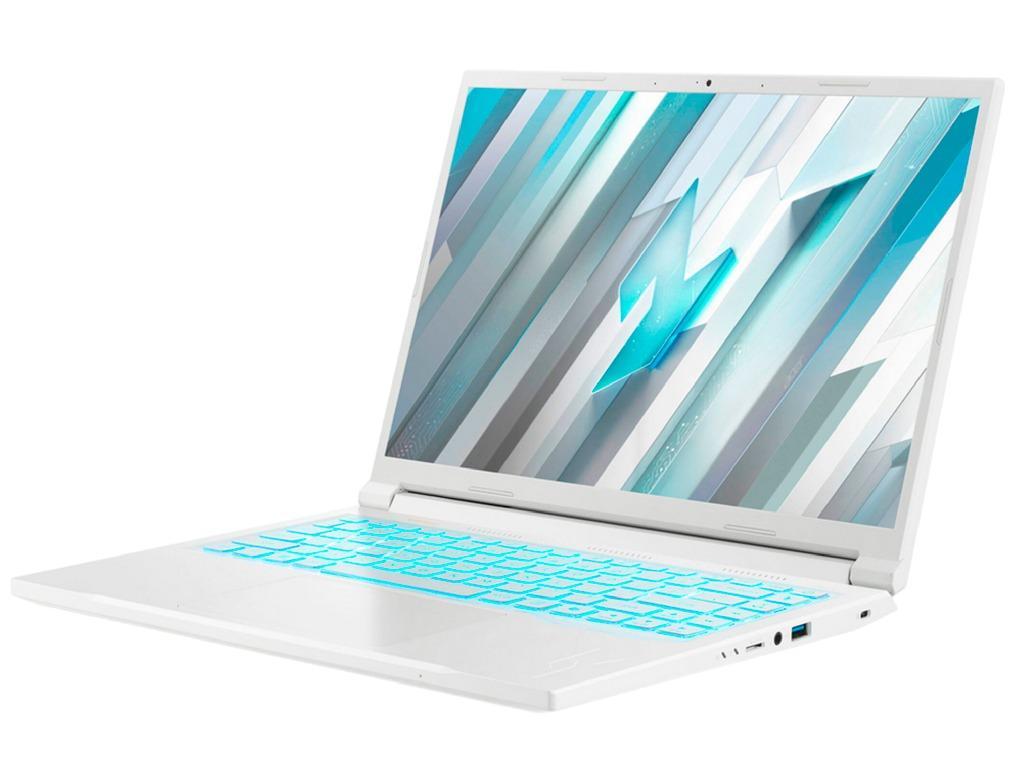 NB Acer 14.5" Nitro V14 ANV14-61 White (Ryzen 7 8845HS 16Gb 1Tb) 14.5" WUXGA (1920x1200) 120Hz Non-glare, AMD Ryzen 7 8845HS (8x Core, 3.8GHz - 5.1GHz, 16Mb), 16Gb (2x 8Gb) DDR5, 1Tb PCIE, GeForce RTX 2050 4Gb, HDMI, 802.11ax, Bluetooth, 1x USB4, 2x USB-A, Card Reader, HD Webcam, Linux, 4-cell 57Wh Battery, Illuminated Keyboard, 1.7kg, Pearl White - миниатюра 2
