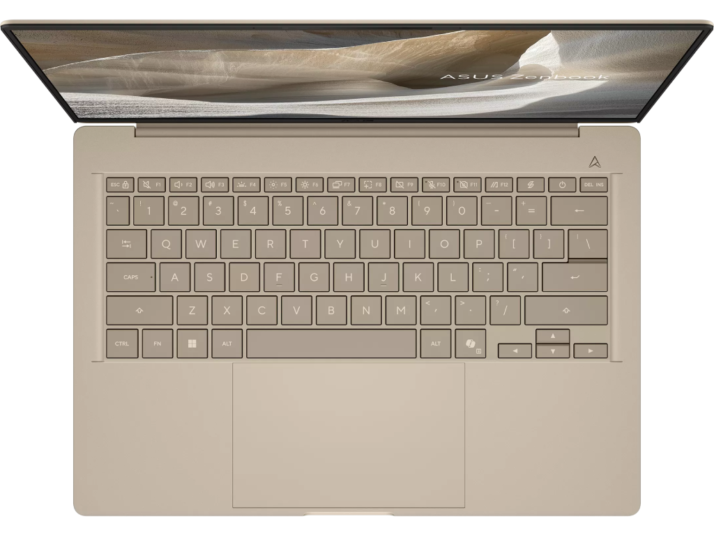NB ASUS 14.0" Zenbook A14 OLED UX3407QA Beige (Sna, Snapdragon X X126100 16GB 512GB Win 11 140 Oled Wuxga 1920X1200 Glare Qualcomm Snapdragon X X126100 8X Core 30GHz 30MB Qualcomm Hexagon) - миниатюра 6