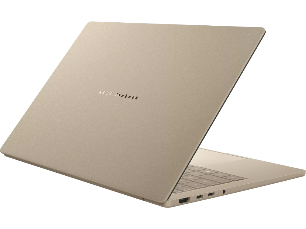 NB ASUS 14.0" Zenbook A14 OLED UX3407QA Beige (Sna, Snapdragon X X126100 16GB 512GB Win 11 140 Oled Wuxga 1920X1200 Glare Qualcomm Snapdragon X X126100 8X Core 30GHz 30MB Qualcomm Hexagon) - миниатюра 3