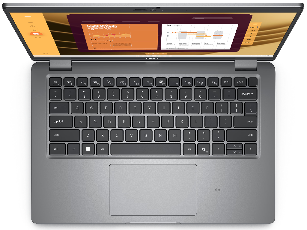 DELL Latitude 5450 Gray, 14.0'' FHD IPS AG 25 250 Nits Intel Core Ultra 5 135U 16GB 2X8GB DDR5 M2 512GB Pcie GEN4 Nvme Intel Iris Xe Graphics Intel WIFI6E 2X2 AX211BT52 RJ45 Backlit Kb Fp - миниатюра 4