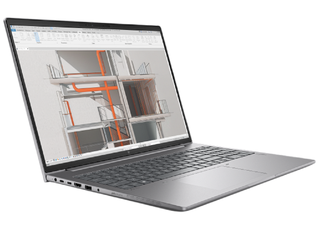 NB HP 16.0" ZBook X G1i 16 (Core Ultra 7 255H 32Gb 1Tb RTX Pro 500 6Gb Win 11) 16.0" IPS 2.5K (2560x1600) Non-glare, Intel Core Ultra 7 255H (16x Core, 6x 5.1GHz, 8x 4.4GHz, 2x 2.5GHz, 24Mb), 32Gb (2x 16Gb) DDR5-5600, 1Tb PCIE, RTX Pro 500 6Gb, HDMI, Gbit Ethernet, 802.11be, 2x TB4, 2x USB-A, Card Reader, IR 5MP Webcam, Fingerprint, Windows 11 Pro, 83Wh Battery, Illuminated Keyboard, 2.04kg, Meteor Silver - миниатюра 5