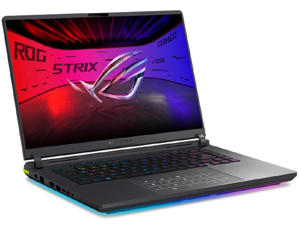 NB ASUS 16.0" ROG Strix 16 G615LR Gray (Core Ultra 9 275HX 32Gb 1Tb) 16.0" 2.5K (2560x1600) 240Hz Non-glare, Intel Core Ultra 9 275HX (24x Core, 8x 5.4GHz, 16x 4.6GHz, 40Mb), 32Gb (1x 32Gb) DDR5-5600, 1Tb PCIE, GeForce RTX 5070 Ti 12Gb, HDMI, 2.5Gbit Ethernet, 802.11be, 2x TB5, 3x USB-A, IR FHD Webcam, No OS, 90Wh Battery, Illuminated RGB Keyboard, 2.65kg, Eclipse Gray - миниатюра 7