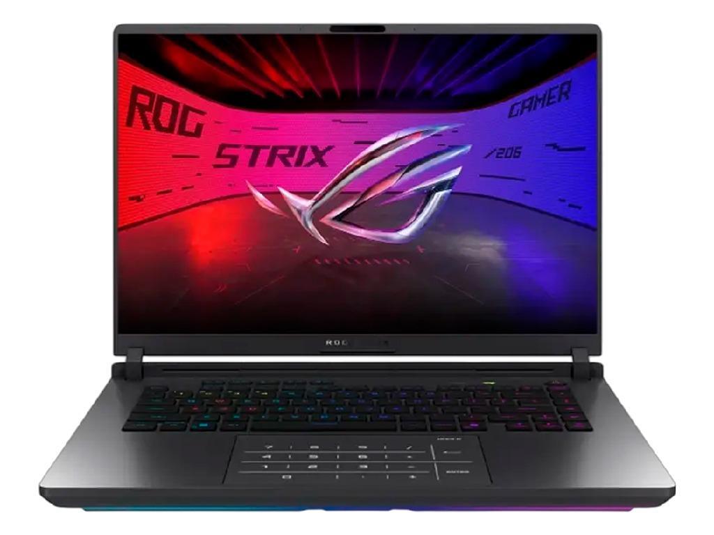 NB ASUS 16.0" ROG Strix 16 G615LR Gray (Core Ultra 9 275HX 32Gb 1Tb) 16.0" 2.5K (2560x1600) 240Hz Non-glare, Intel Core Ultra 9 275HX (24x Core, 8x 5.4GHz, 16x 4.6GHz, 40Mb), 32Gb (1x 32Gb) DDR5-5600, 1Tb PCIE, GeForce RTX 5070 Ti 12Gb, HDMI, 2.5Gbit Ethernet, 802.11be, 2x TB5, 3x USB-A, IR FHD Webcam, No OS, 90Wh Battery, Illuminated RGB Keyboard, 2.65kg, Eclipse Gray