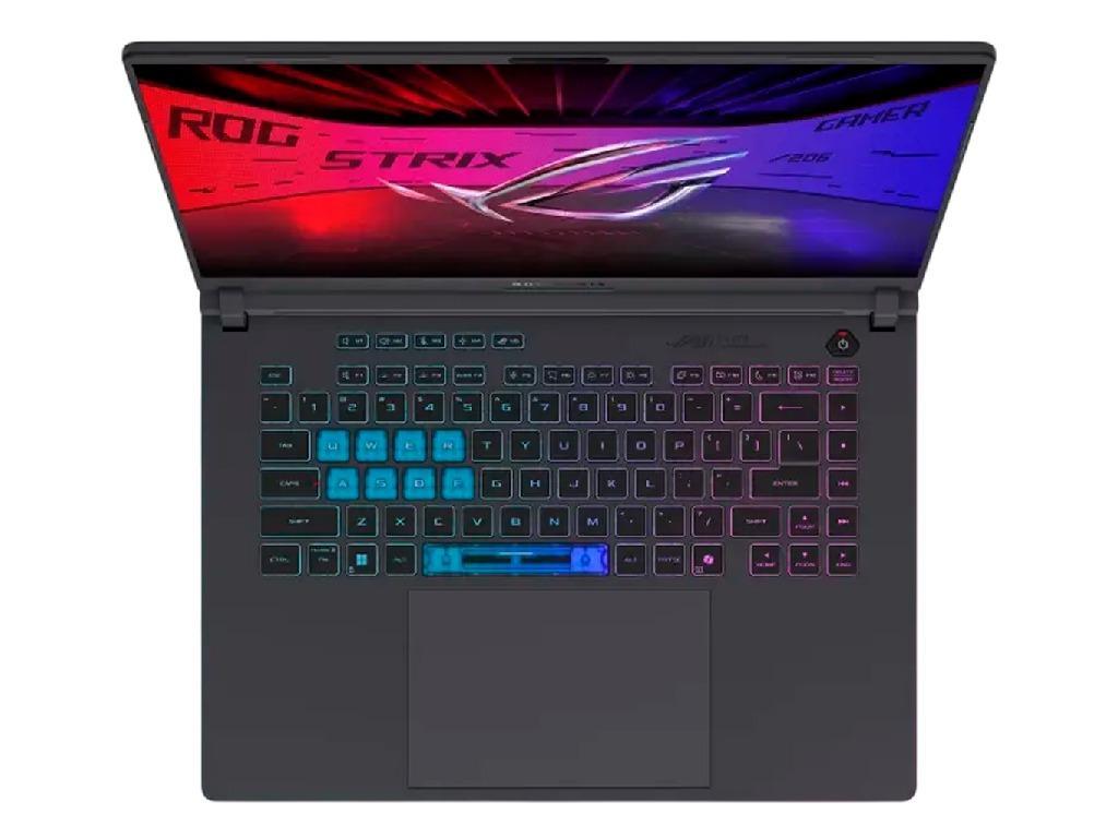 NB ASUS 16.0" ROG Strix 16 G615LR Gray (Core Ultra 9 275HX 32Gb 1Tb) 16.0" 2.5K (2560x1600) 240Hz Non-glare, Intel Core Ultra 9 275HX (24x Core, 8x 5.4GHz, 16x 4.6GHz, 40Mb), 32Gb (1x 32Gb) DDR5-5600, 1Tb PCIE, GeForce RTX 5070 Ti 12Gb, HDMI, 2.5Gbit Ethernet, 802.11be, 2x TB5, 3x USB-A, IR FHD Webcam, No OS, 90Wh Battery, Illuminated RGB Keyboard, 2.65kg, Eclipse Gray - миниатюра 3