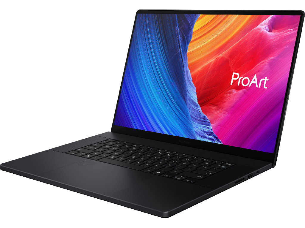 NB ASUS 16.0" ProArt P16 H7606WR Black (Ryzen AI 9 HX 370 32Gb 2Tb 5070 Ti 12Gb Win 11) 16.0" OLED 4K (3840x2400) Touch Non-glare, AMD Ryzen AI 9 HX 370 (12x Core, 2.0GHz - 5.1GHz, 36Mb), 32Gb (Onboard) LPDDR5X, 2Tb, GeForce RTX 5070 Ti 12Gb, HDMI, 802.11be, 1x USB4, 1x USB-C, 2x USB-A, Card Reader, IR FHD Webcam, Windows 11 Pro, 90Wh Battery, Illuminated Keyboard, 1.95kg, Nano Black, Backpack - миниатюра 4