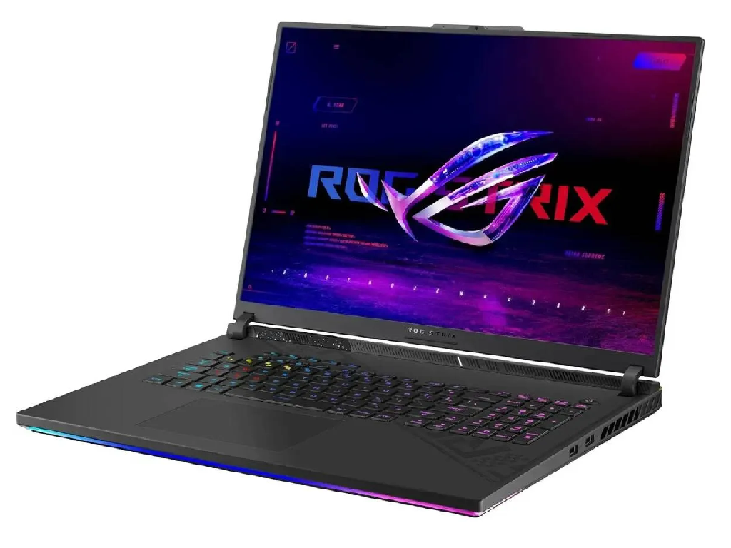 NB ASUS 18.0" ROG Strix G18 G814FP Gray (Ryzen 9 9955HX 32Gb 1Tb 5070 8Gb) 18.0" 2.5K (2560x1600) 240Hz Non-glare, AMD Ryzen 9 9955HX (16x Core, 2.5GHz - 5.4GHz, 64Mb), 32Gb (2x 16Gb) DDR5-5600, 1Tb PCIE, GeForce RTX 5070 8Gb, HDMI, Gbit Ethernet, 802.11ax, 2x USB4, 2x USB-A, FHD Webcam, No OS, 90Wh Battery, Illuminated RGB Keyboard, 3.0kg, Eclipse Gray - миниатюра 3