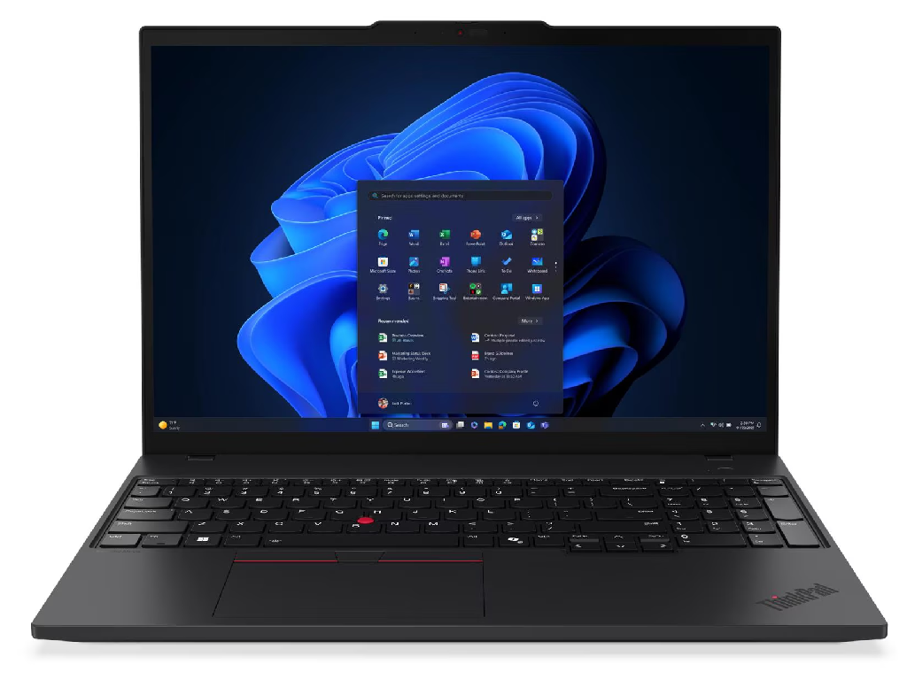 NB Lenovo 16.0" ThinkPad T16 Gen 4 Black (Core Ult, Ultra 7 255U 32GB 1TB 160 Ips Wuxga 1920X1200 Nonglare Intel Core Ultra 7 255U 12X Core 2X 52GHz 8X 42GHz 2X 24GHz 12MB 32GB 2X 16GB D) - миниатюра 2