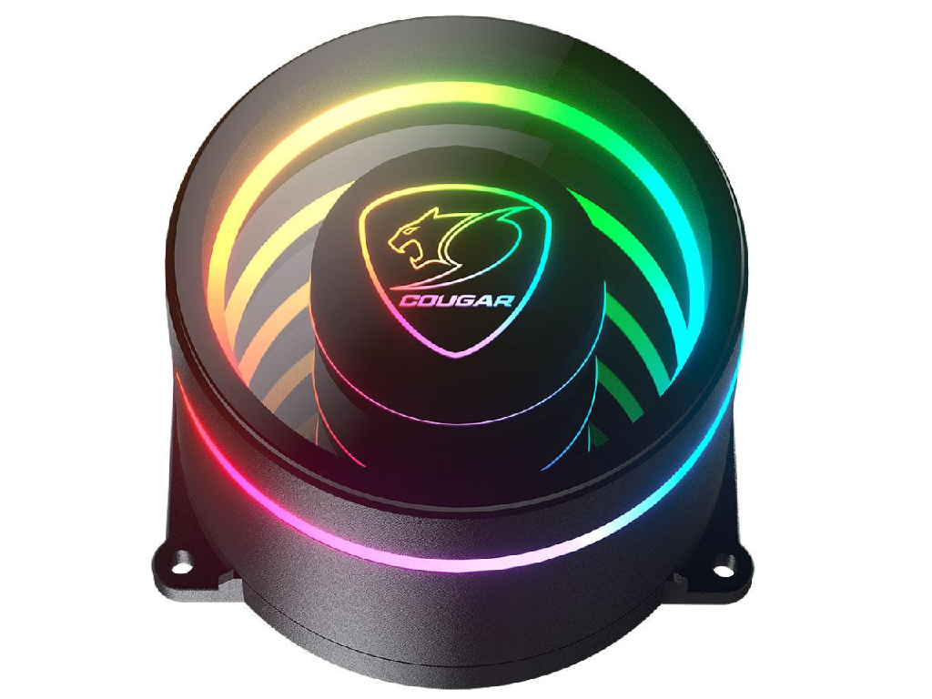 AIO Liquid Cooling Cougar "Poseidon Elite ARGB 360" (%3F33.5 dB(A), 62.53 CFM,3x120mm,ARGB,2200g) Black - миниатюра 3