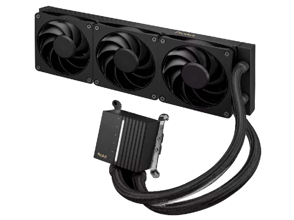 AIO Liquid Cooling Asus "ProArt LC 360" ( 39., 395DBA 3X120MM 03000RPM 6899CFM Pn 90RC0120M0UAY0 Model Proart Lc 360 Water Block Water Block Dimention 78 X 78 X 49 Mm I Block Material CPU) - миниатюра 4