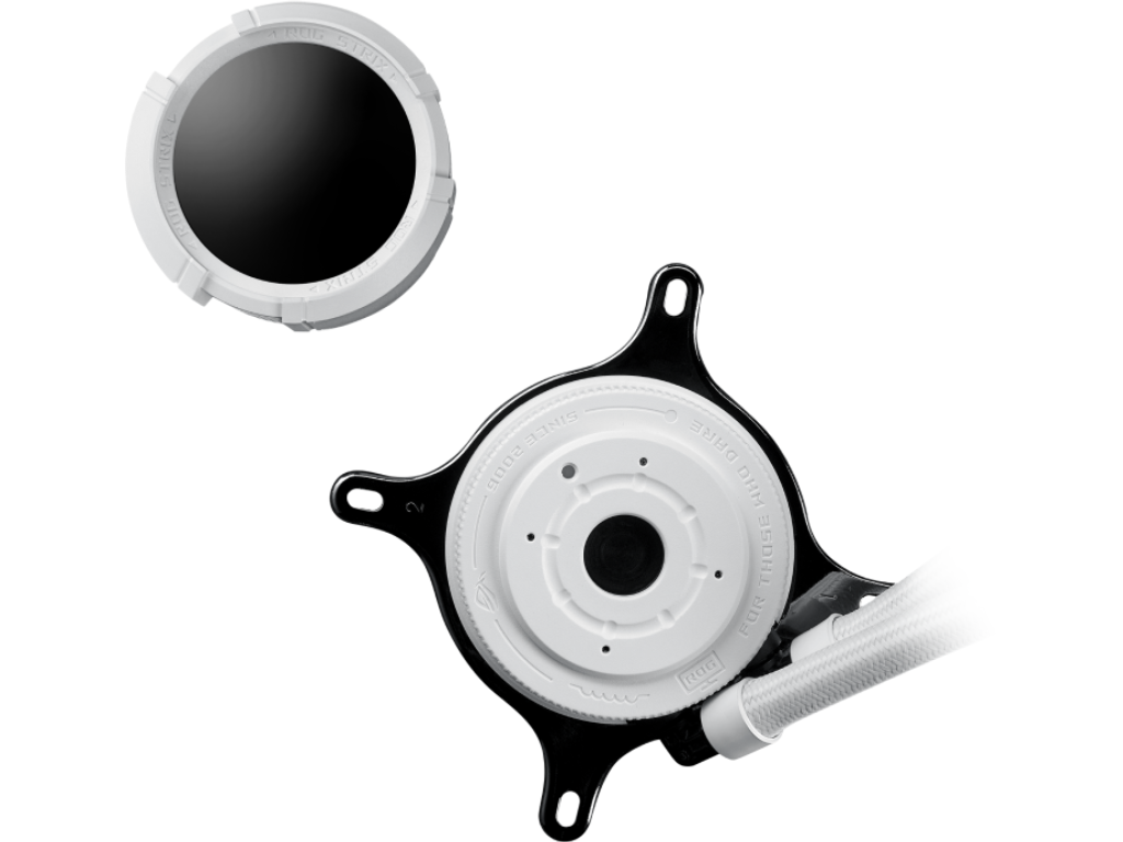 ASUS ROG STRIX LC III 360 ARGB LCD White All-In-One CPU Liquid Cooler with LCD Display, Intel LGA 1851 - миниатюра 5