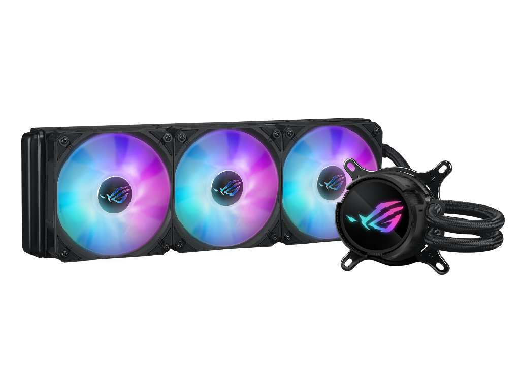 ASUS ROG STRIX LC III 360 ARGB LCD All-In-One CPU Liquid Cooler with LCD Display, Intel LGA 1851