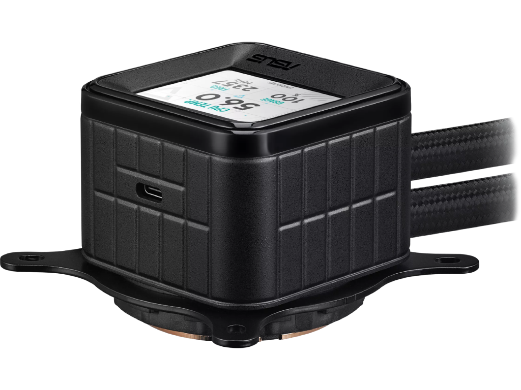 AIO Liquid Cooling Asus "PRIME LC 360 ARGB LCD&quo 365DBA 3X120MM Argb 8003600RPM 7722CFM Dimensiune Ventilatoare 120 Mm Numarul De Ventilatoare Incluse 3 Efecte De Iluminare Tip Led Argb Vit - миниатюра 6